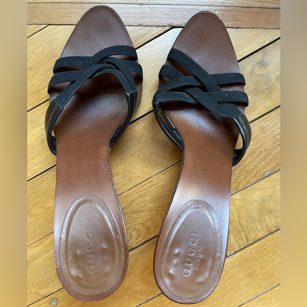 Gucci 7B Black High heel sandals